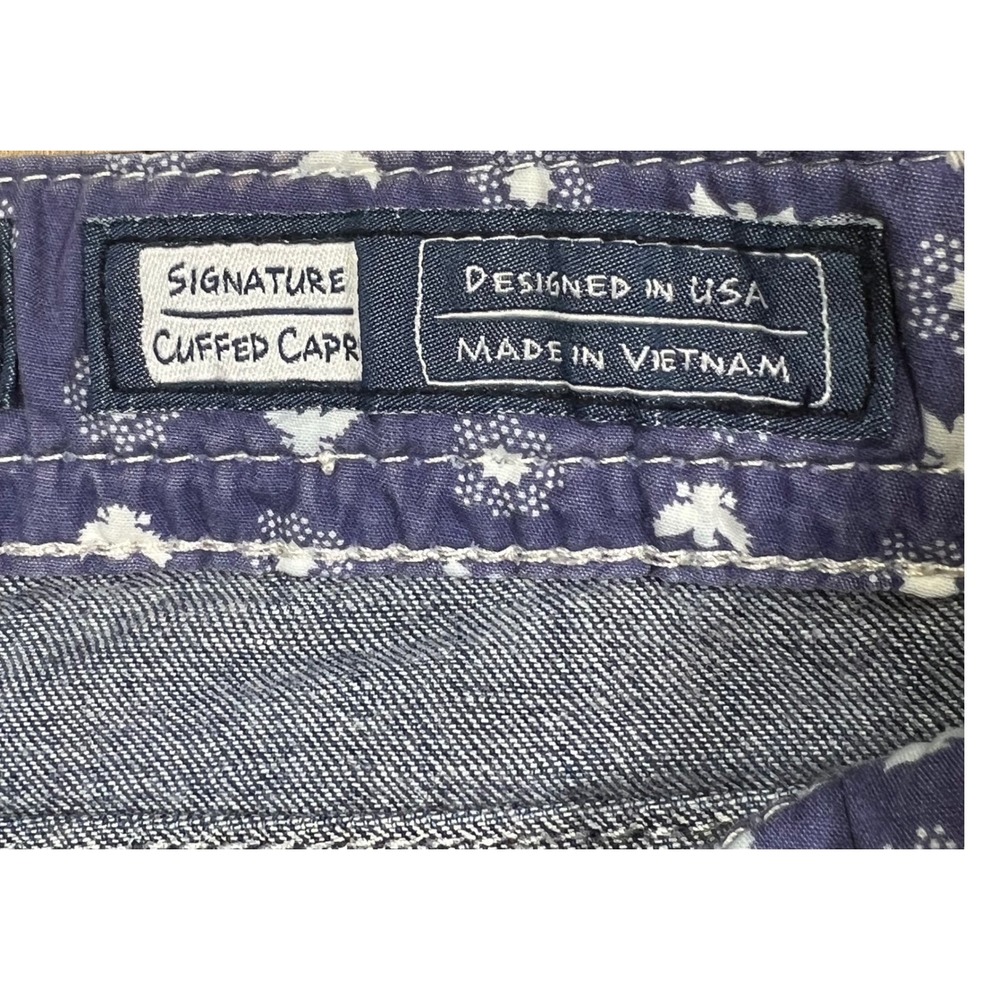 Miss Me Signature Cuffed Capri Distressed Americana Jeans JP7687P MK 555 Size 33 - Picture 7 of 16